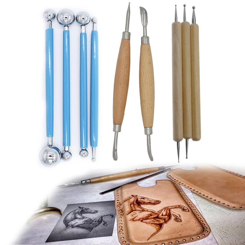 Leatherwork Hand Press - Leather Caving Tool Point Stylus Splicing