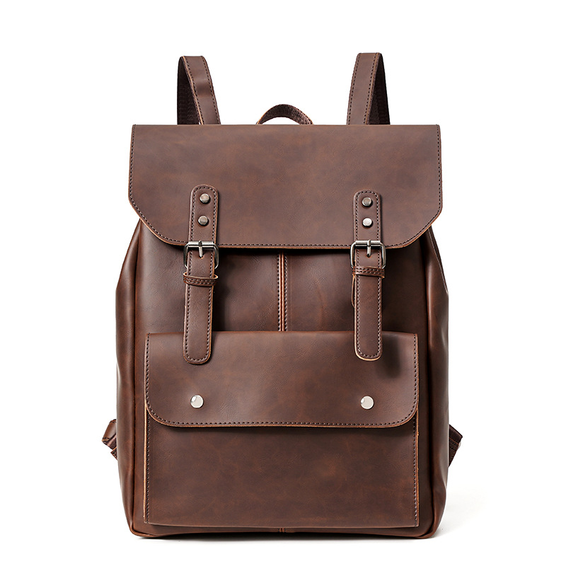 GOYN Vintage Men's Leather Bac - Leather Work Rucksack Mens recension och pris
