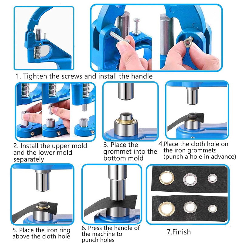 Manual Hand Press Button Punch - Leatherwork Hand Press recension och pris