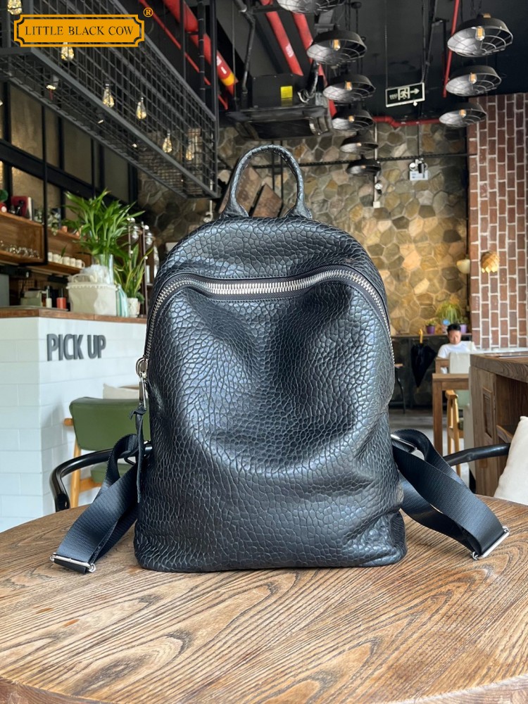 Soft Natural Sheepskin Casual  - Leather Work Bag Men recension och pris