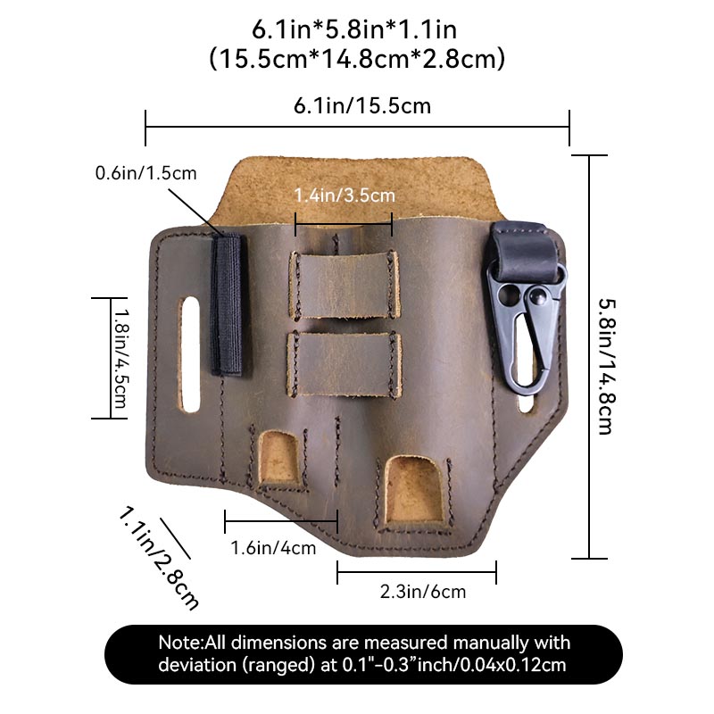 Outdoor Work Multitool Holder  - Leatherwork Knife Sheath recension och pris