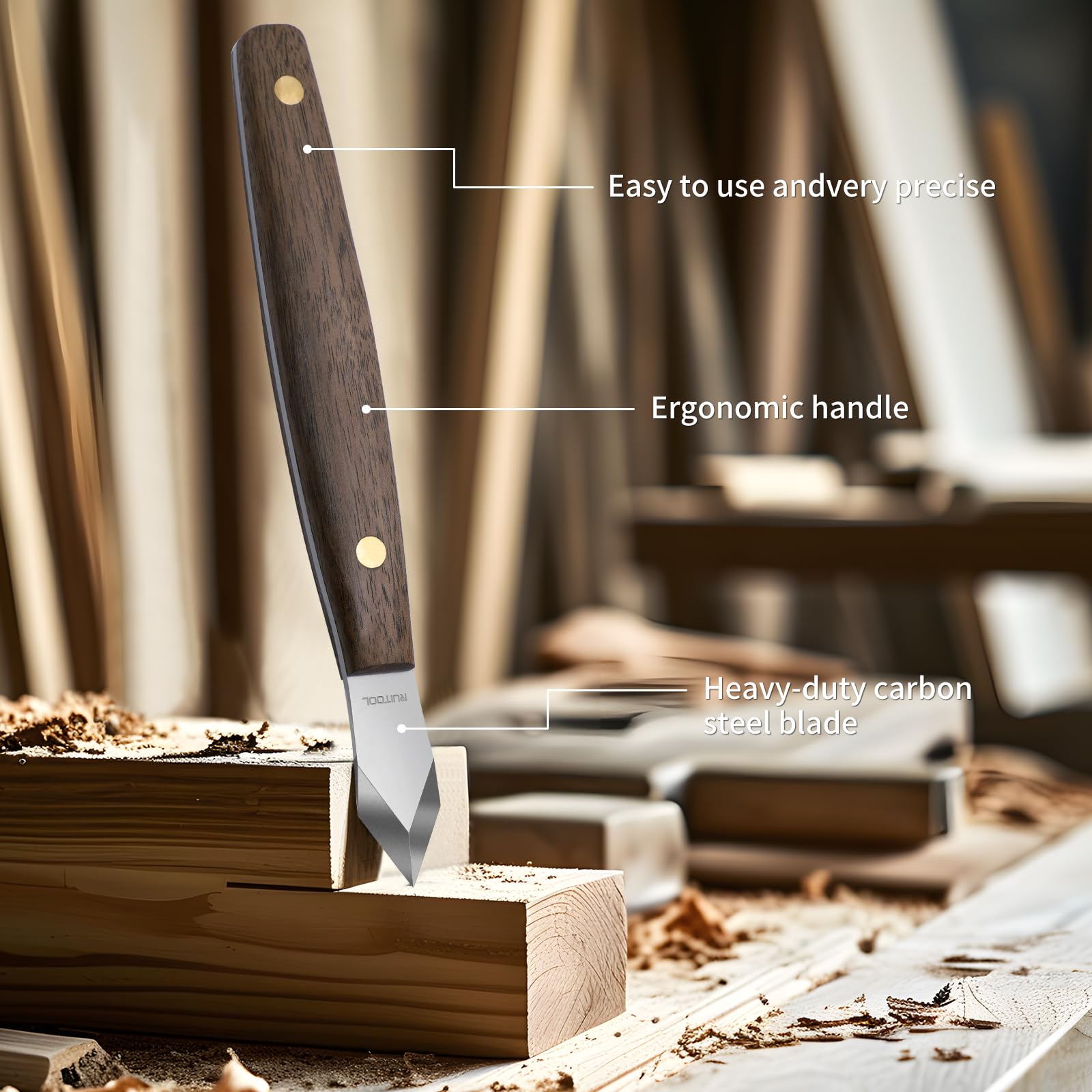 RUITOOL Marking Knife High Car - Leatherwork Knife Sheath recension och pris