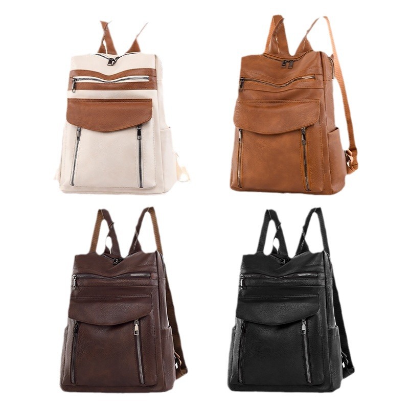 New Arrival Leather Laptop PU  - Leather Work Womens Backpack recension och pris
