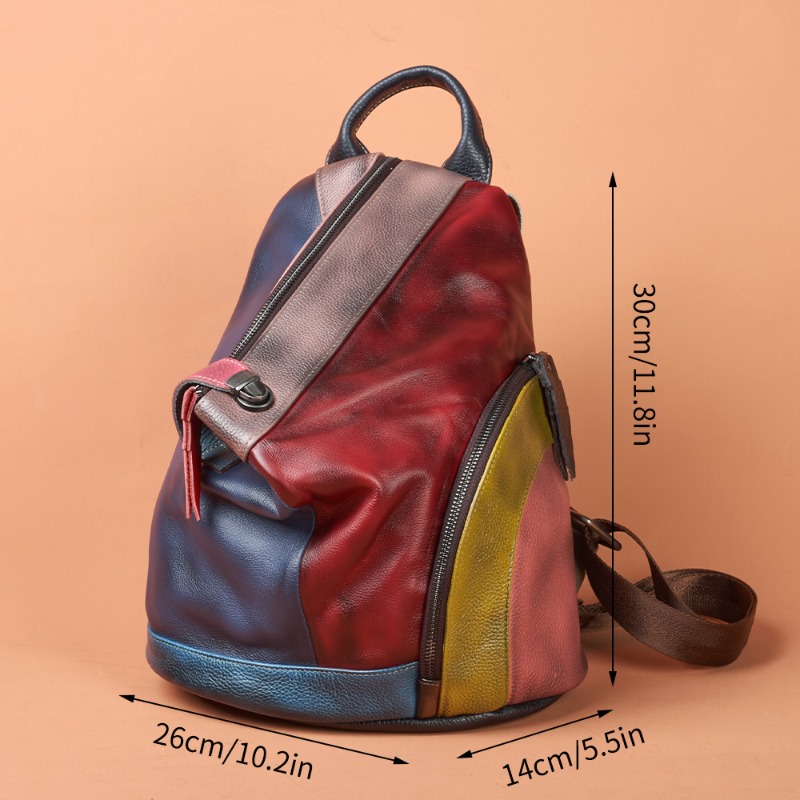 Vintage Elegant Work Backpack  - Leather Work Womens Backpack recension och pris