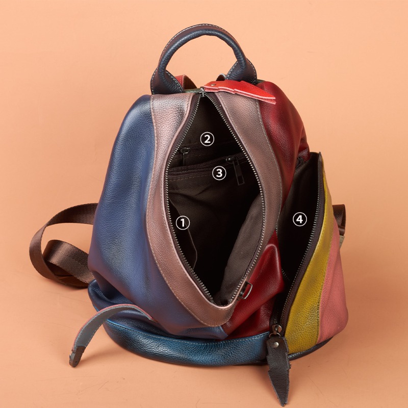 Vintage Elegant Work Backpack  - Leather Work Womens Backpack recension och pris