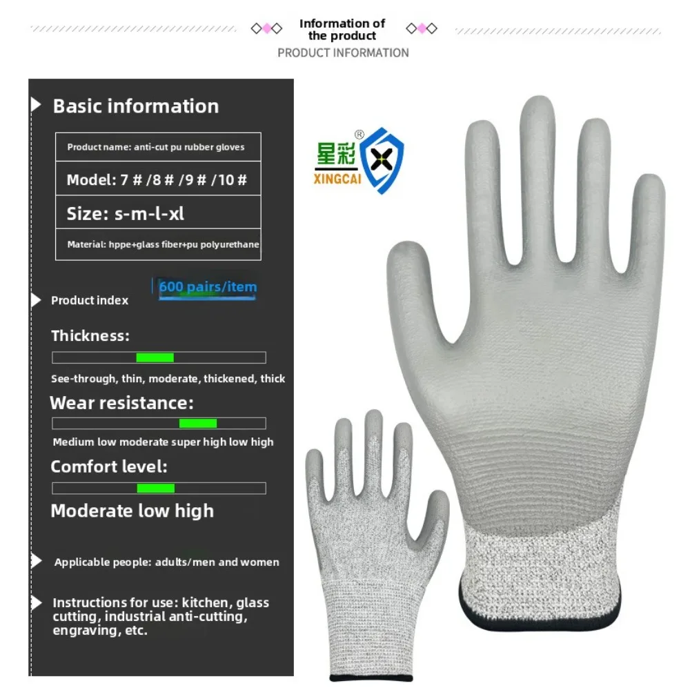 Level 5 Cut Resistant Gloves H - Leveling Leatherworking recension och pris