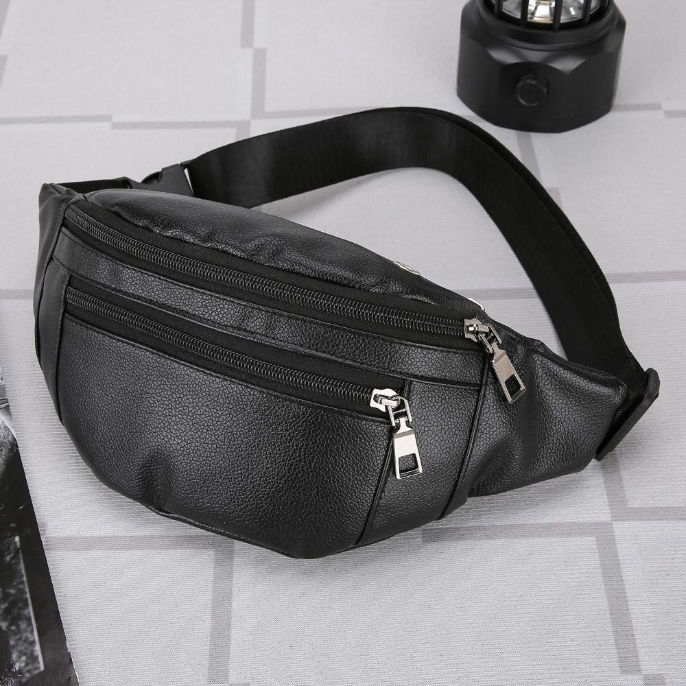 Multifunctional Crossbody Cash - Leather Work Bag Men recension och pris