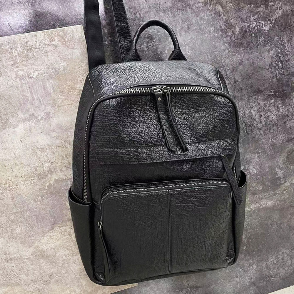 Large Man Genuine Leather Trav - Leather Work Rucksack Mens recension och pris