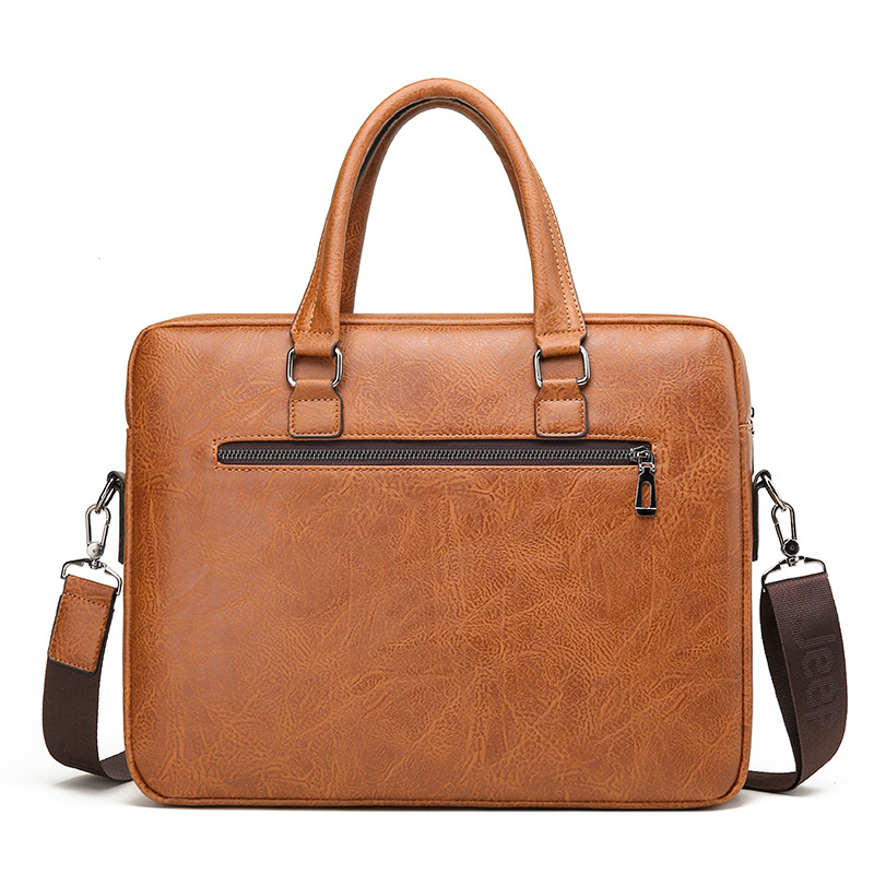 Luxury Brand Man Business Brie - Leather Work Bag Men recension och pris