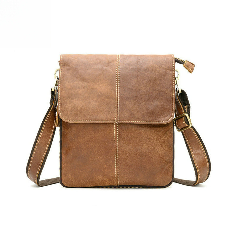 Top layer cowhide men's bag, g - Leather Work Bag Men recension och pris