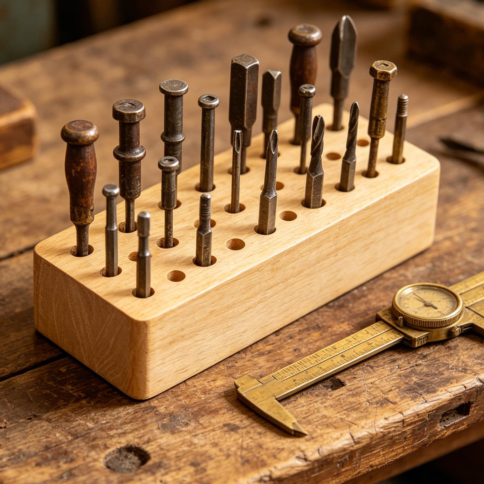 Leather Tool Holder 30-Hole Wo - Leatherwork Hobby recension och pris