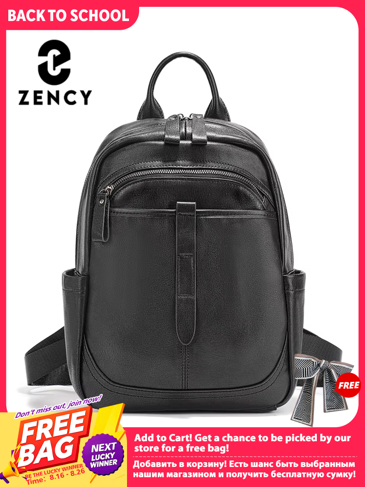 Zency Women's Genuine Leather  - Leather Work Womens Backpack recension och pris