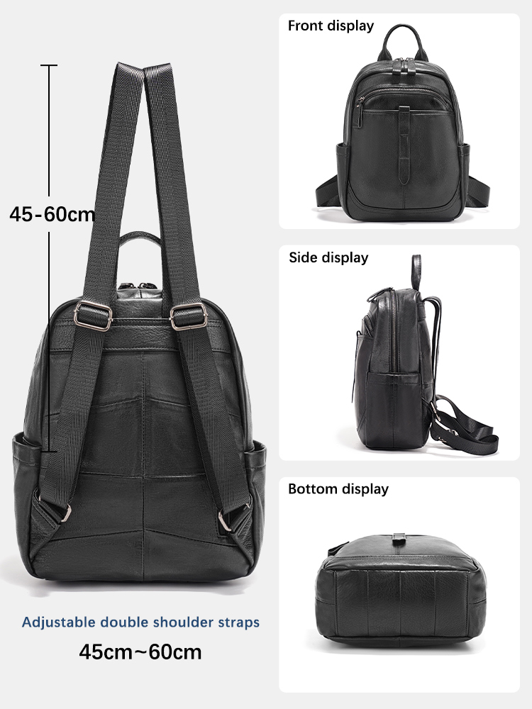 Zency Women's Genuine Leather  - Leather Work Womens Backpack recension och pris