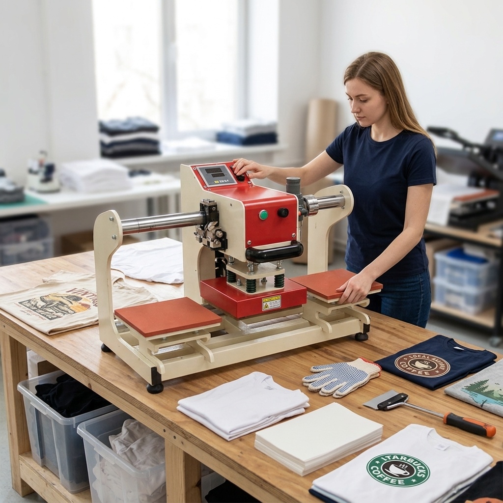Double Station Heat Press Mach - Leatherwork Hand Press recension och pris