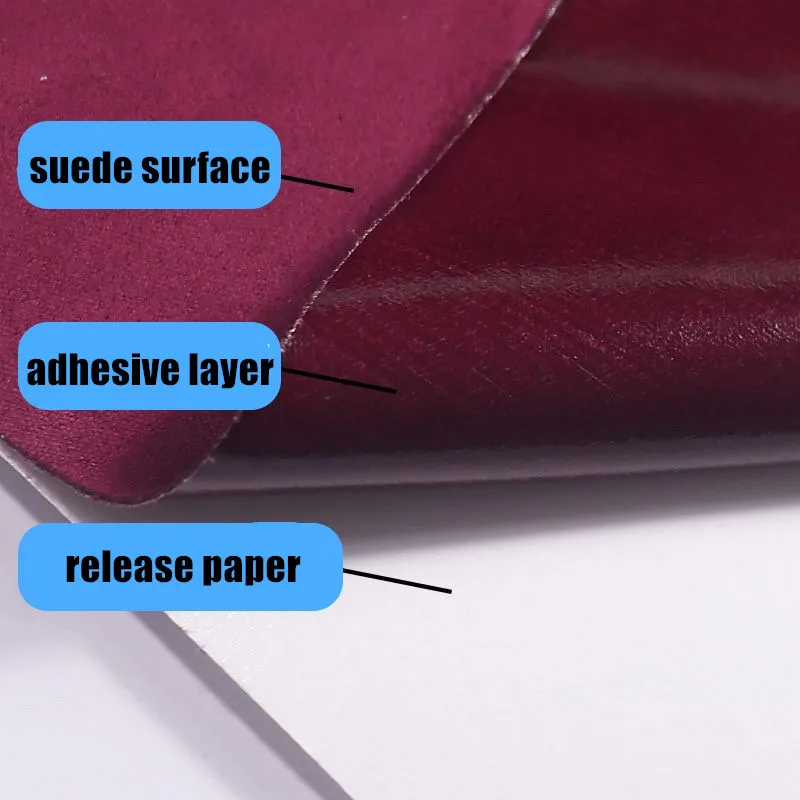 Suede Leather Fabric Self-adhe - Leatherwork Vise recension och pris