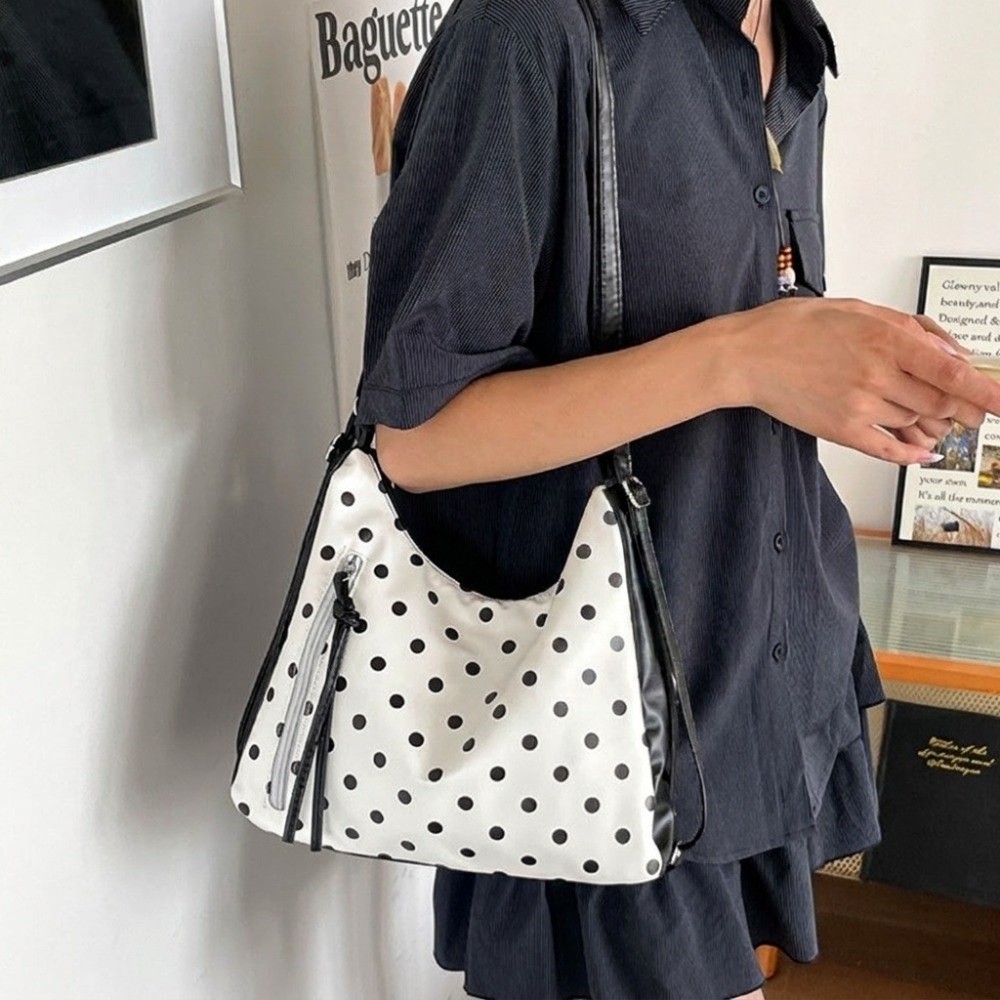 Vintage PU Leather Polka Dot S - Leather Work Womens Backpack recension och pris