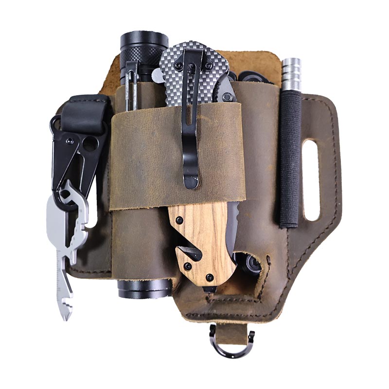 Genuine Leather Tactical Fanny - Leatherwork Knife Sheath recension och pris