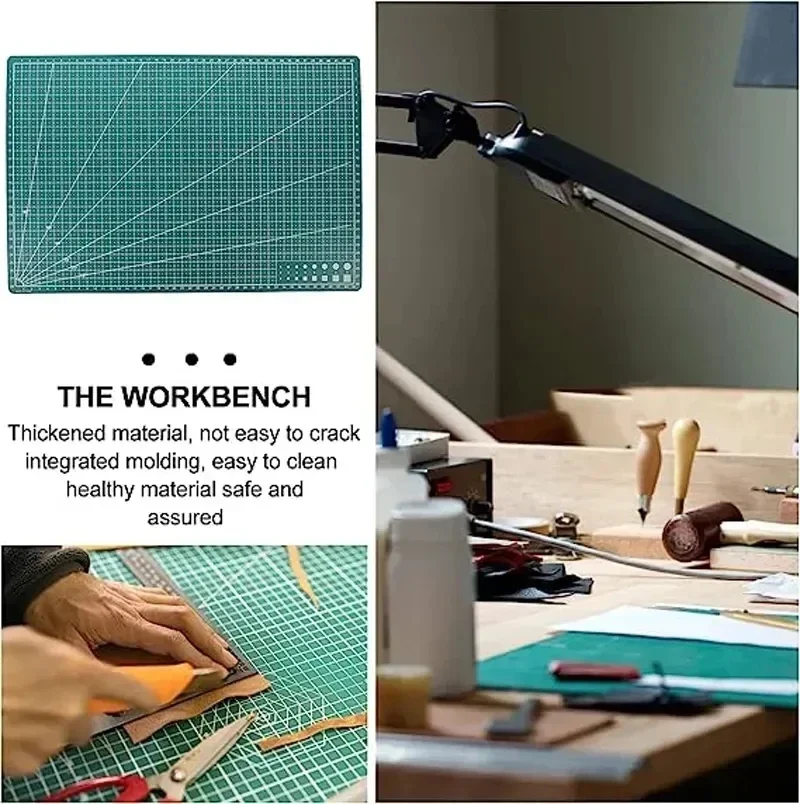 A3 A4 A5 PVC Cutting Mat Patch - Leatherwork Vise recension och pris