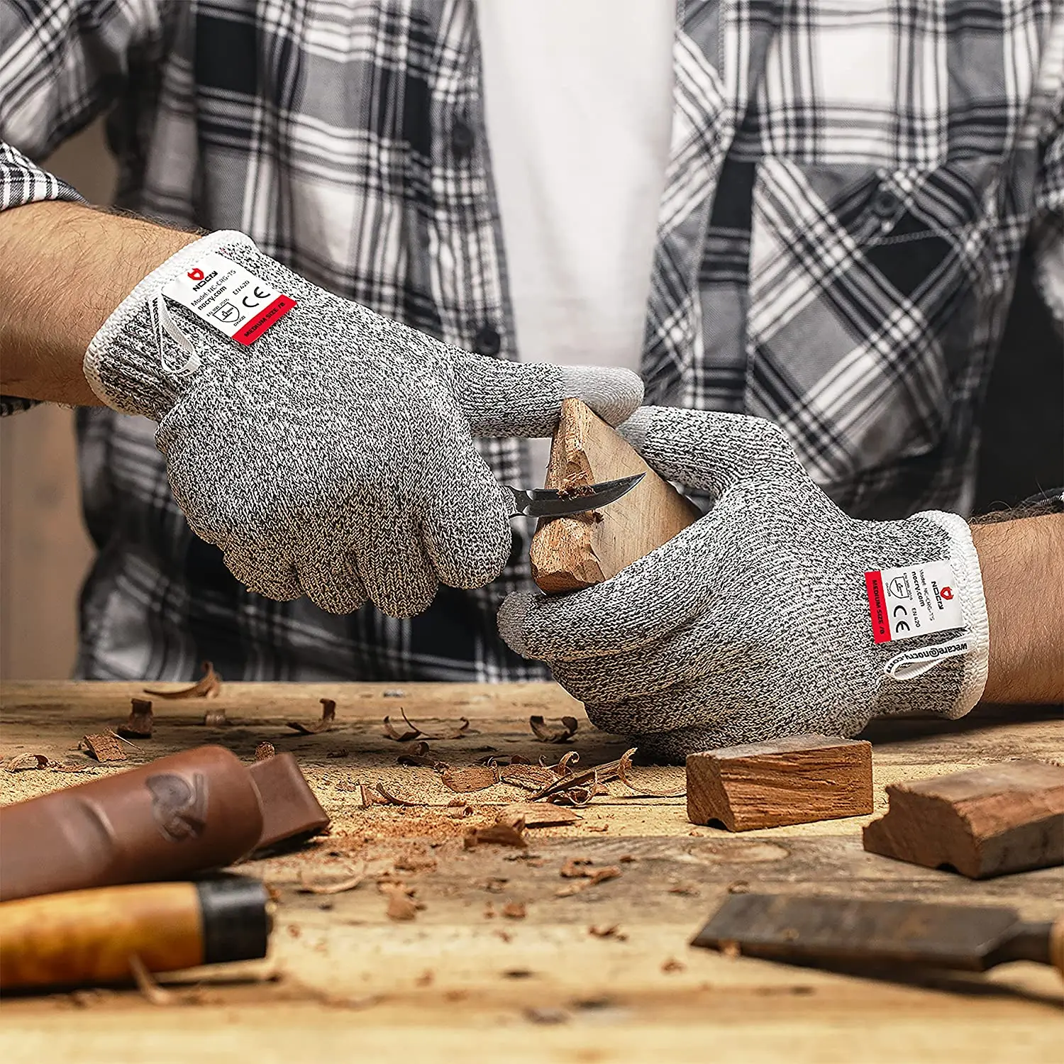 Cut Resistant Gloves Level 5 w - Leveling Leatherworking recension och pris