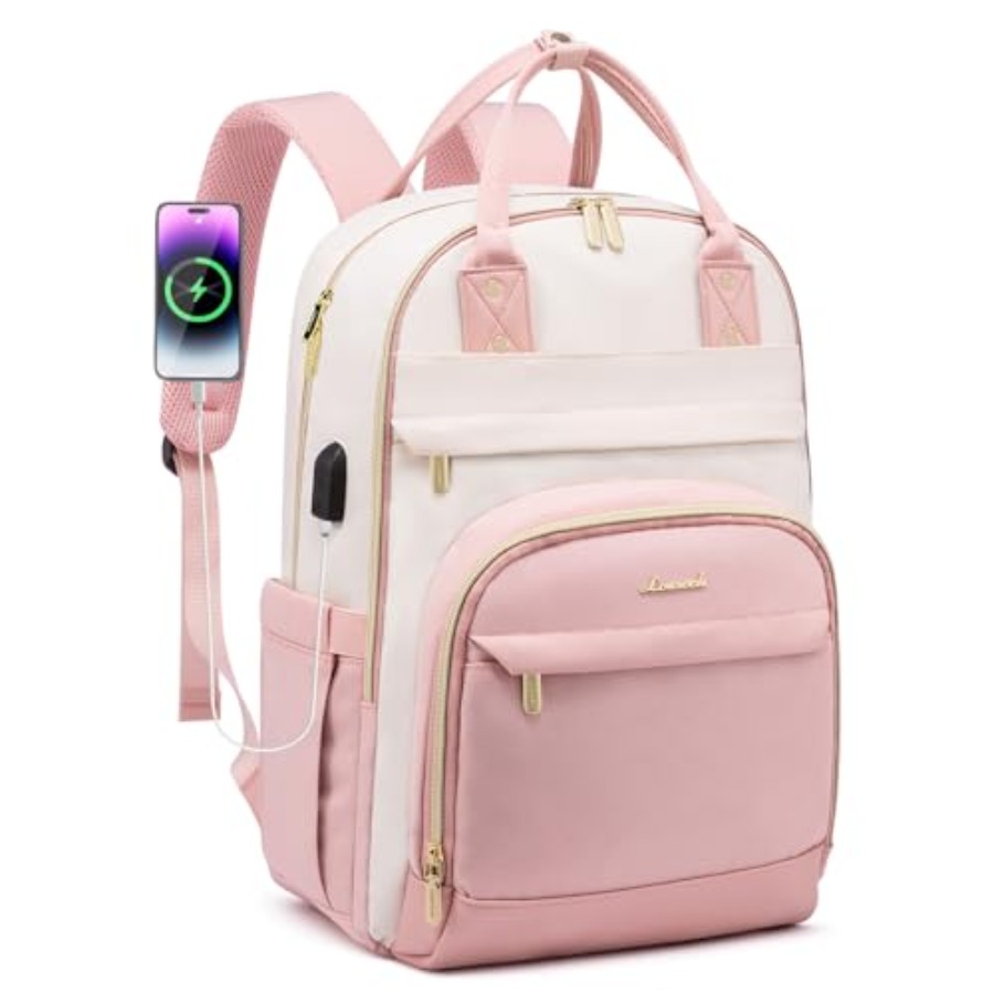 Backpack for Women, Laptop Bac - Leather Work Womens Backpack recension och pris