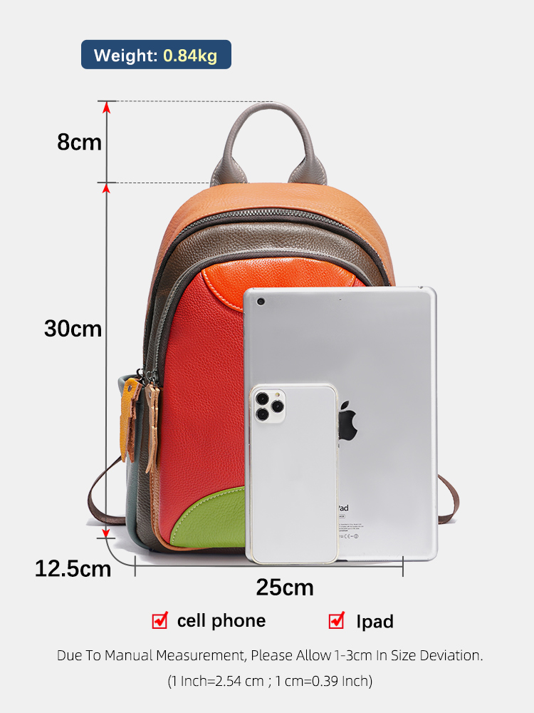 Zency Women's Genuine Leather  - Leather Work Womens Backpack recension och pris