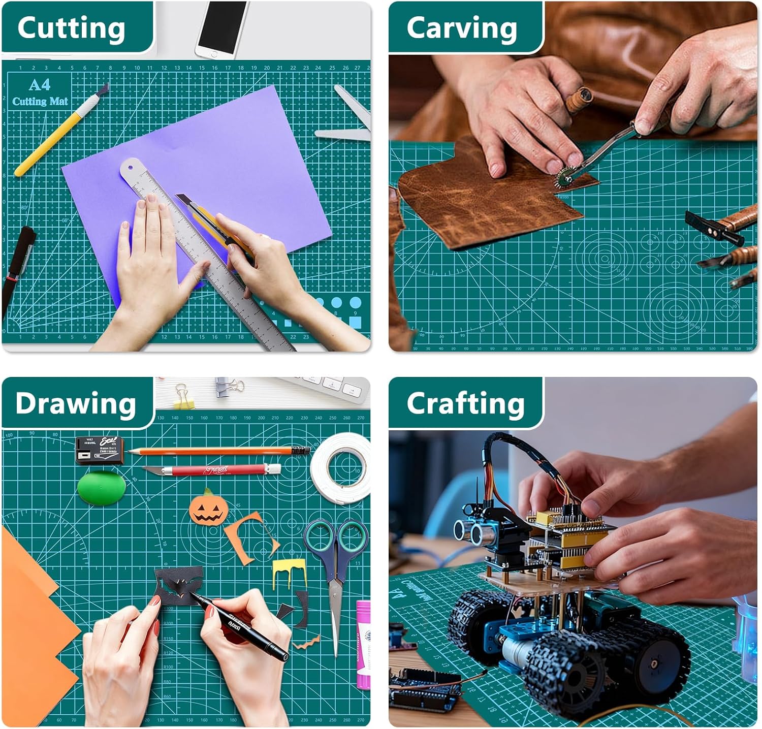 Cutting Mat Workbench Patchwor - Leatherwork Vise recension och pris