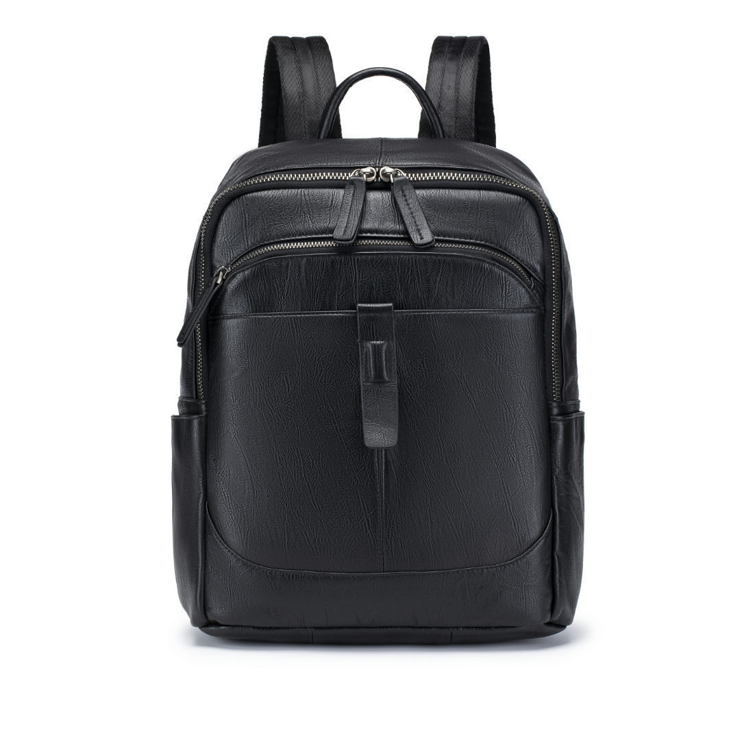 Black Man Genuine Leather Back - Leather Work Rucksack Mens recension och pris