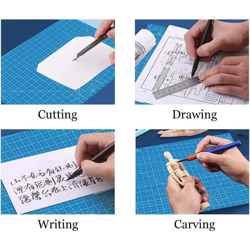 A3/A4/A5 PVC Cutting Mat - Sel - Leatherwork Vise recension och pris