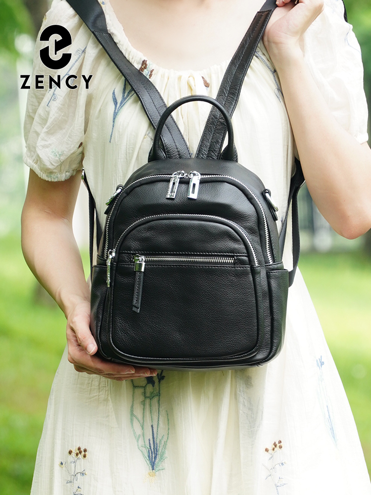 Zency Genuine Leather Small Ba - Leather Work Womens Backpack recension och pris