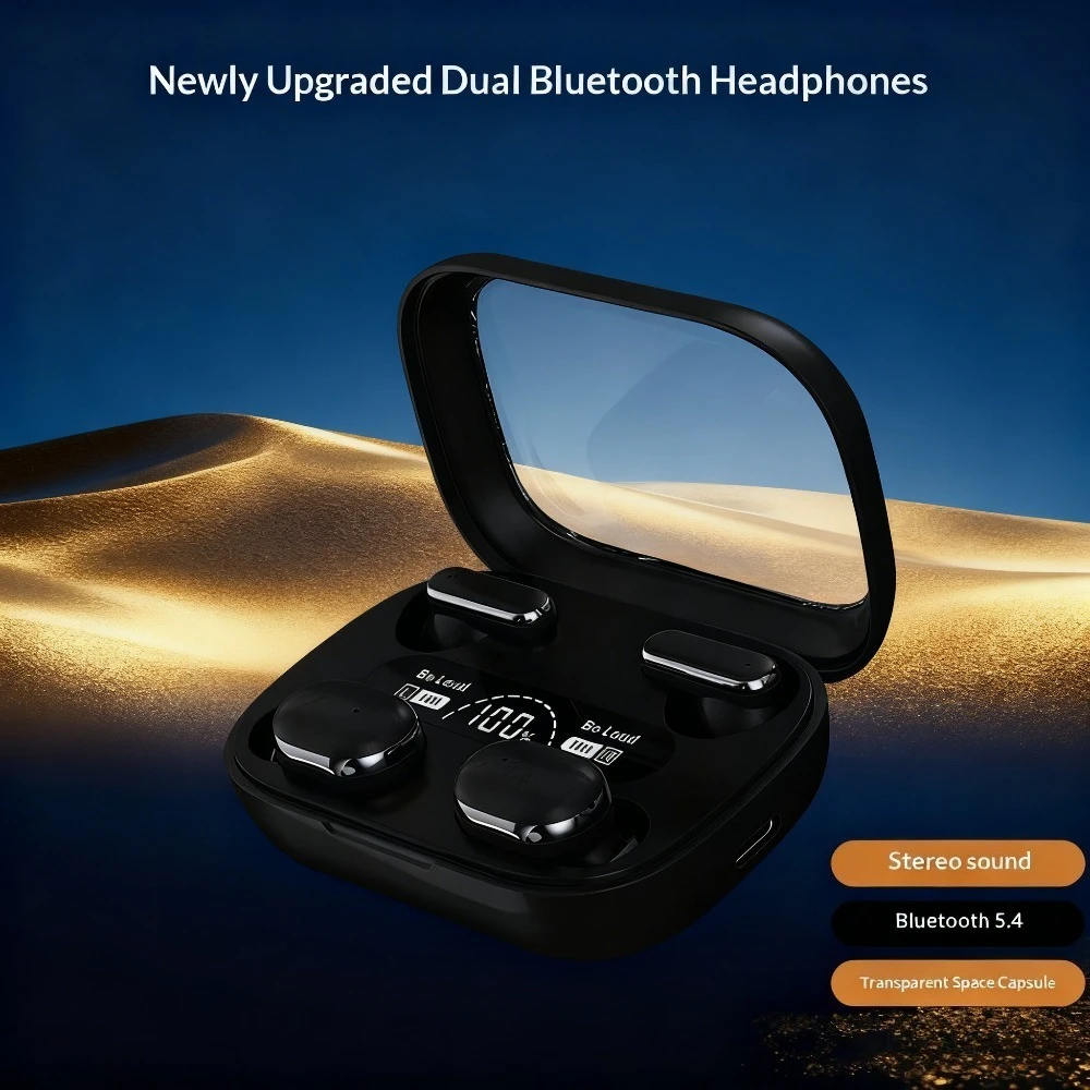 Wireless Earbuds Noise Cancell - Leveling Leatherworking recension och pris