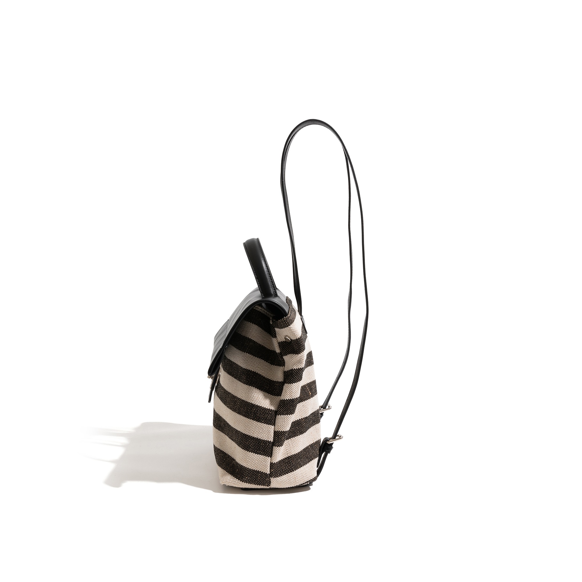 CKKUI Striped Canvas & Leather - Leather Work Womens Backpack recension och pris