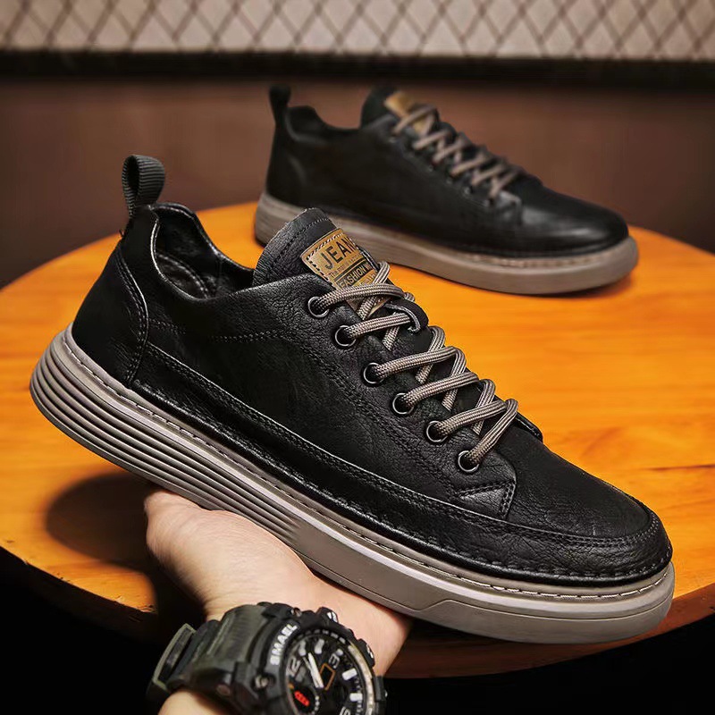Casual leather shoes 2025 Spri - Leveling Leatherworking recension och pris