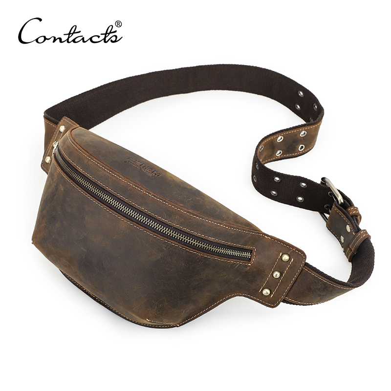 CONTACT'S Genuine Leather Wais - Leather Work Bag Men recension och pris