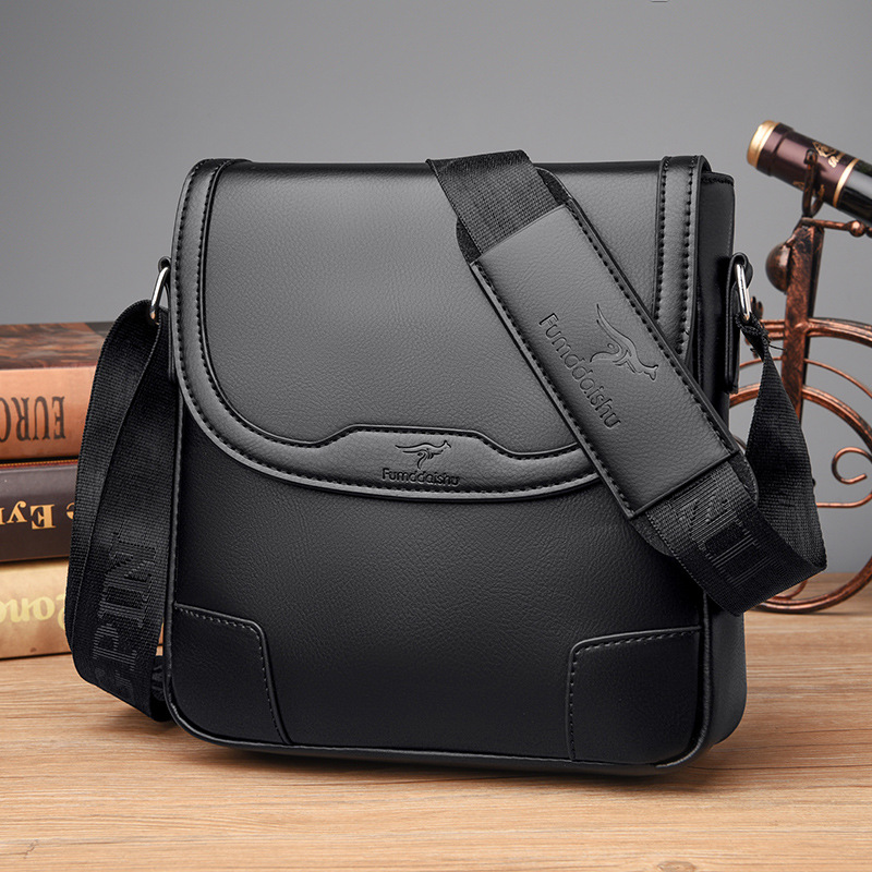 Luxury Brand Men Leather Shoul - Leather Work Bag Men recension och pris