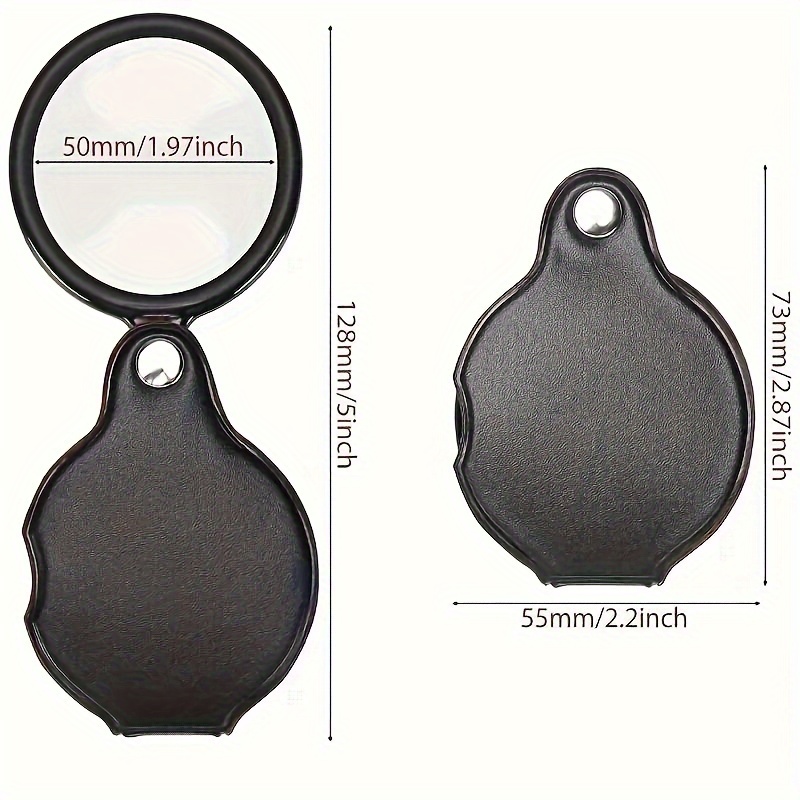 Portable Mini Folding Magnifie - Leatherwork Hobby recension och pris