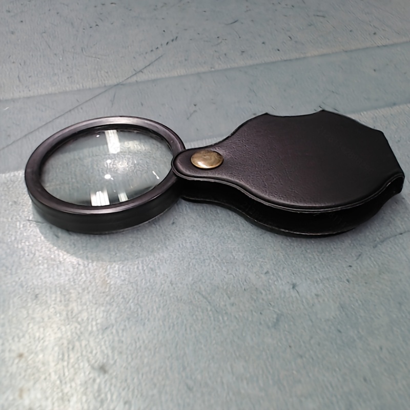 Portable Mini Folding Magnifie - Leatherwork Hobby recension och pris