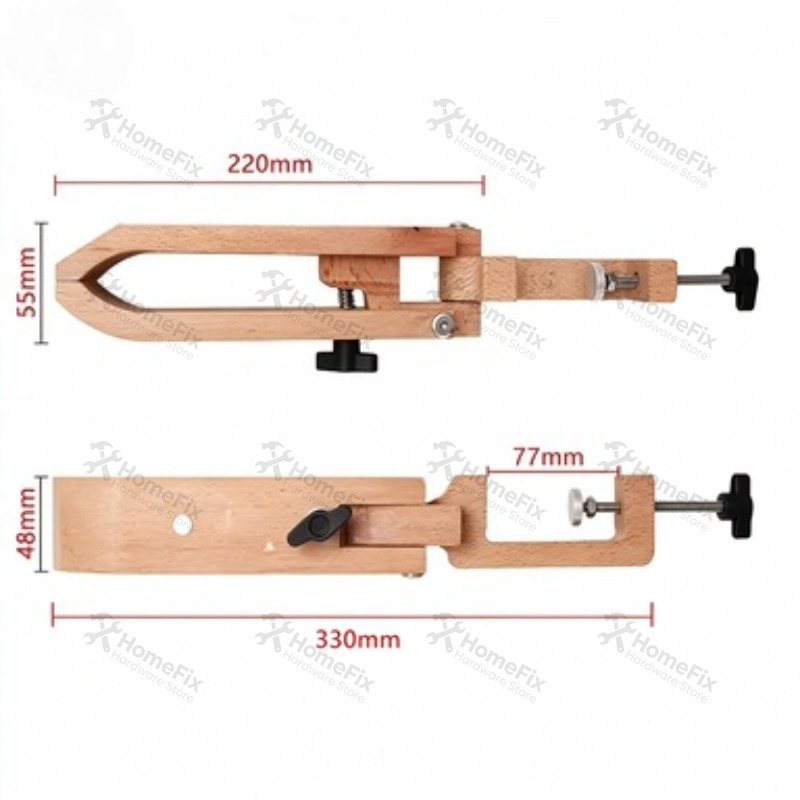 1pc Wood Stitching Horse, Desk - Leatherwork Vise recension och pris