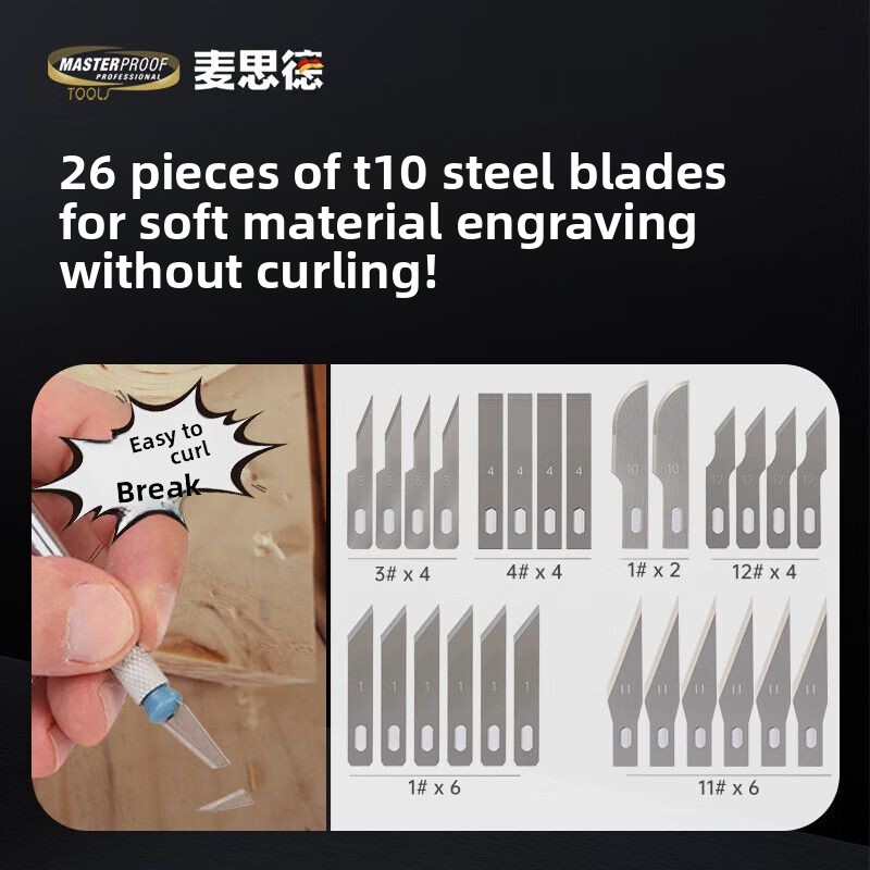 23/32Pcs Exacto Knife Set, Pre - Leatherwork Hobby recension och pris