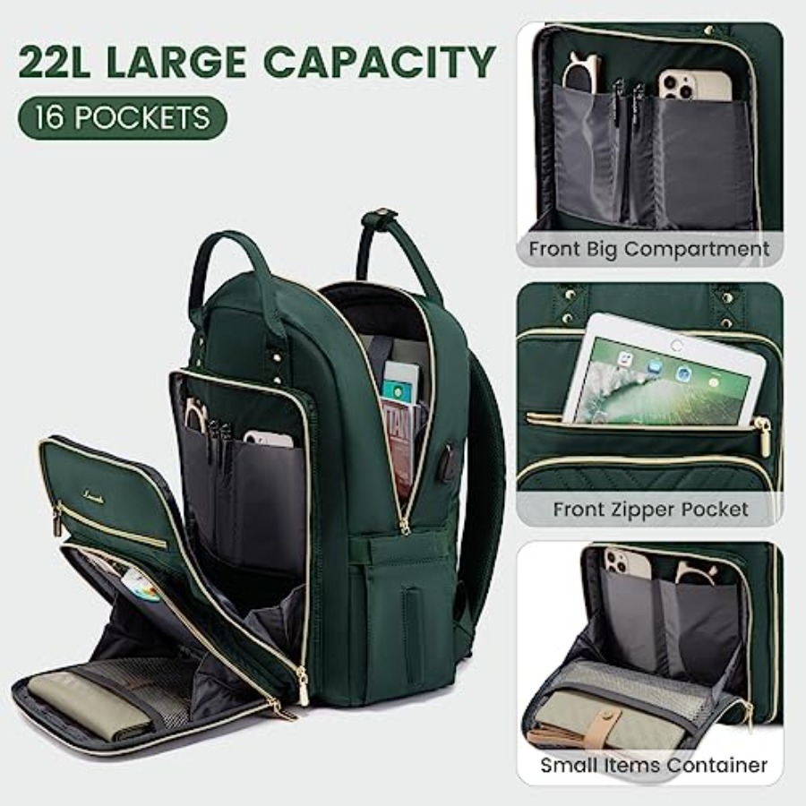 Laptop Backpack for Women, Wat - Leather Work Womens Backpack recension och pris