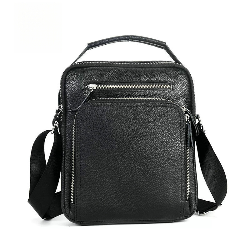 Waterproof top-grain cowhide m - Leather Work Bag Men recension och pris
