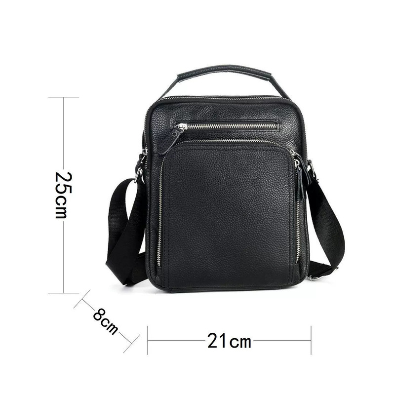 Waterproof top-grain cowhide m - Leather Work Bag Men recension och pris