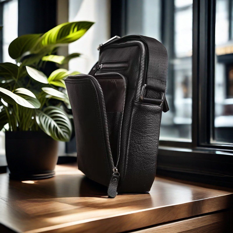 Waterproof top-grain cowhide m - Leather Work Bag Men recension och pris