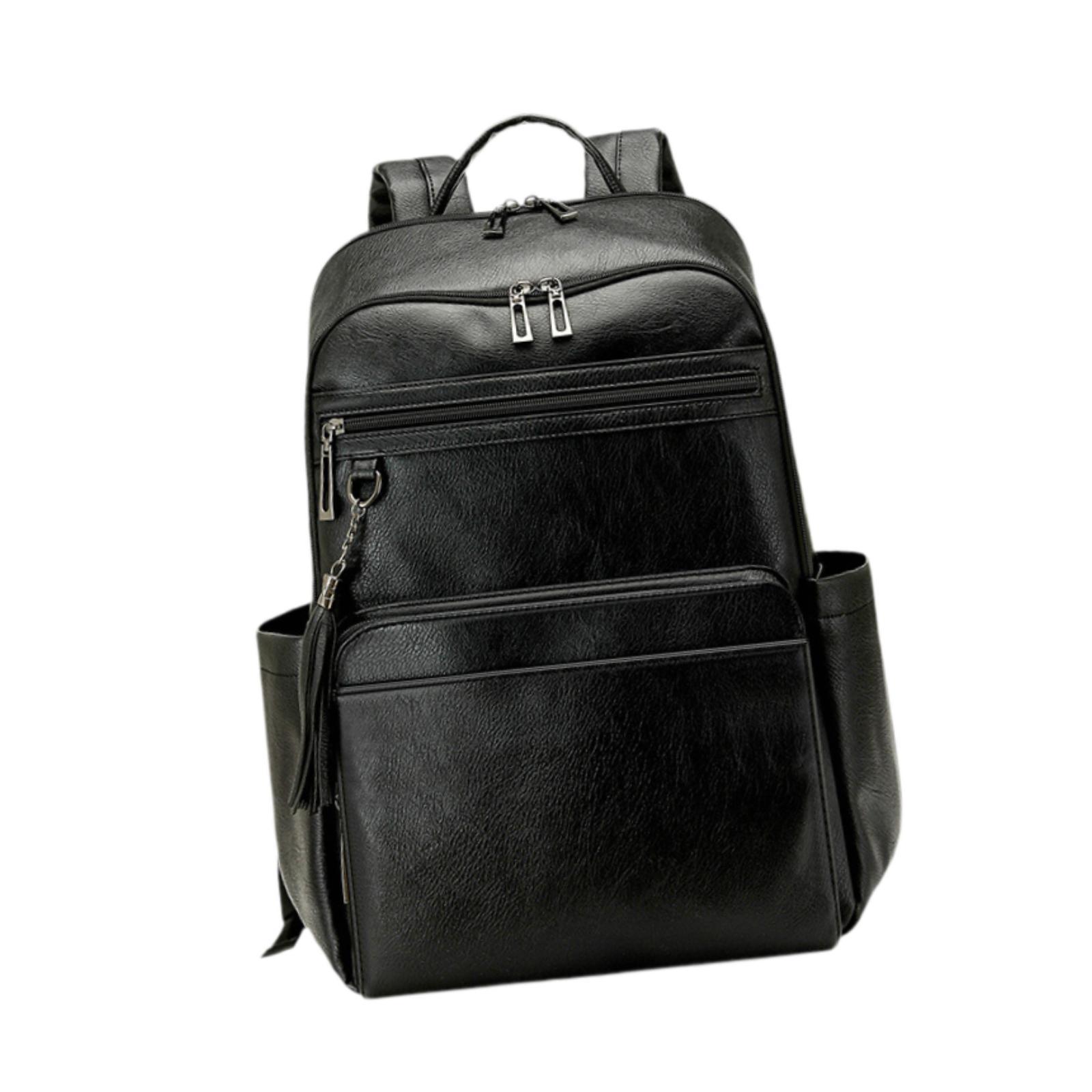 Premium PU Leather Womens Trav - Leather Work Womens Backpack recension och pris
