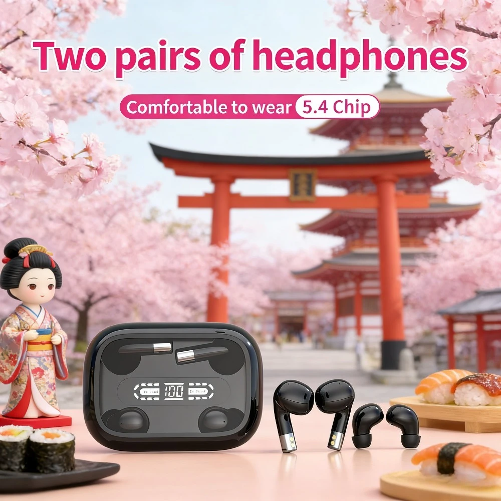 Wireless Earbuds Noise Cancell - Leveling Leatherworking recension och pris