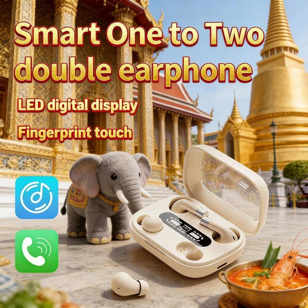 Wireless Earbuds Noise Cancell - Leveling Leatherworking recension och pris