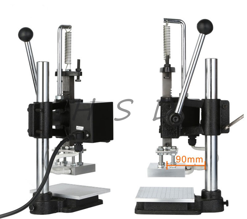 Manual Heat Press Stamping Mac - Leatherwork Hand Press recension och pris