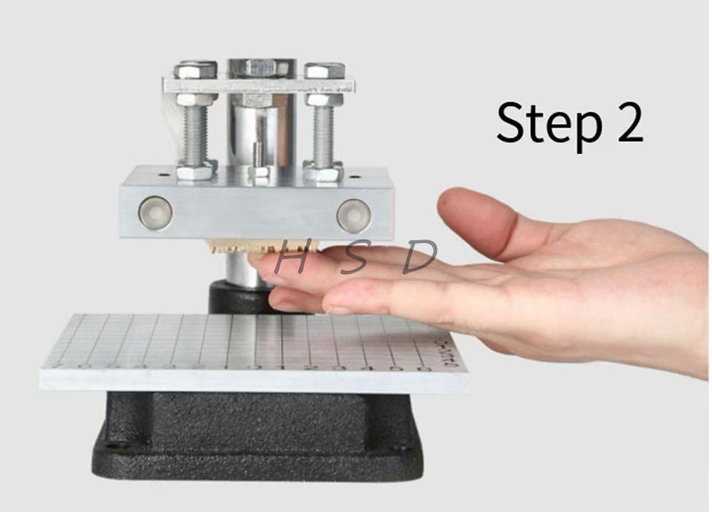Manual Heat Press Stamping Mac - Leatherwork Hand Press recension och pris