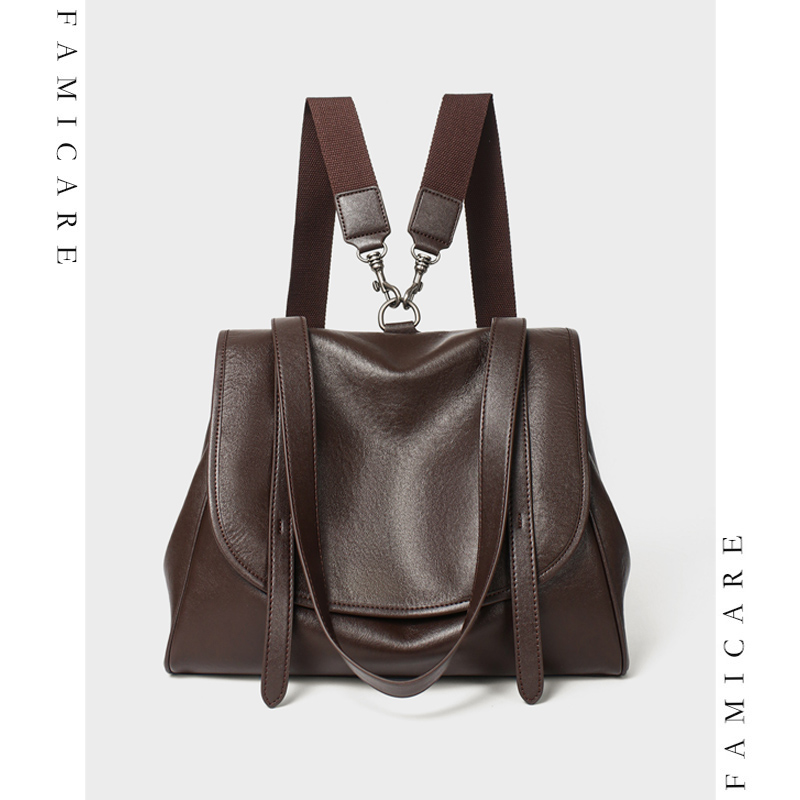 Female Vintage Soft Split Leat - Leather Work Womens Backpack recension och pris